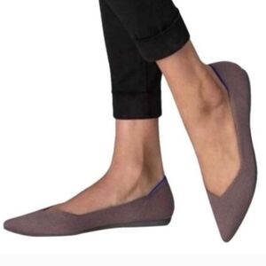 Rothy's The Point Flat Size 8 Mink Shoes Model 002 RETIRED